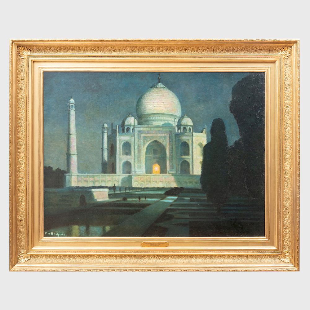 Appraisal: Frederick Bridgeman - The Taj Mahal Frederick Bridgeman - The