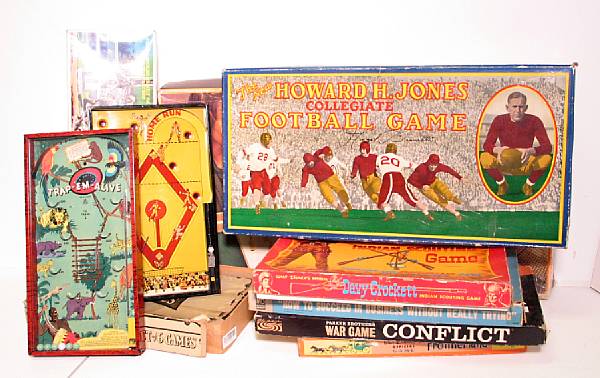 Appraisal: Games Hobbies Lot of collectible games including boxed early football