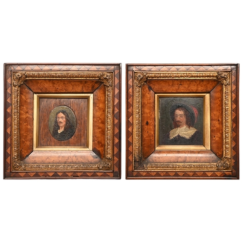 Appraisal: French School - Portrait Miniatures of a two Men in