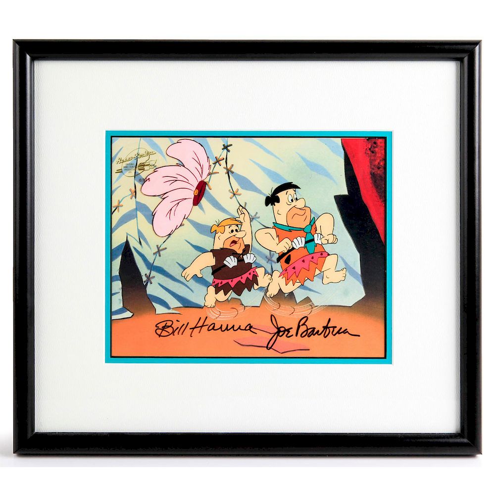 Appraisal: HANNA-BARBERA FLINTSTONE ORIGINAL PRODUCTION CEL Production cel from HollyRock-A-Bye Baby