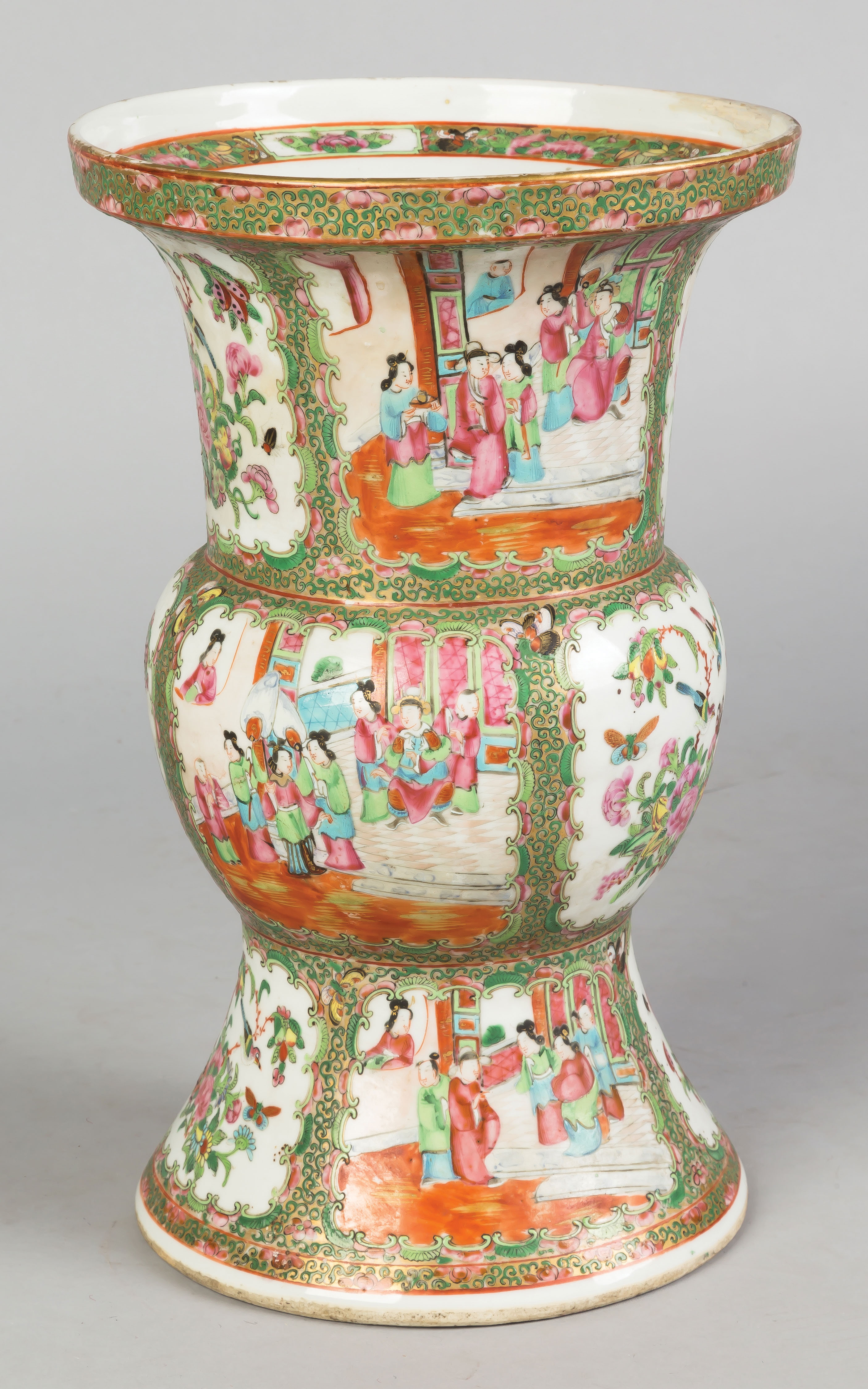 Appraisal: Chinese Rose Medallion Vase th century