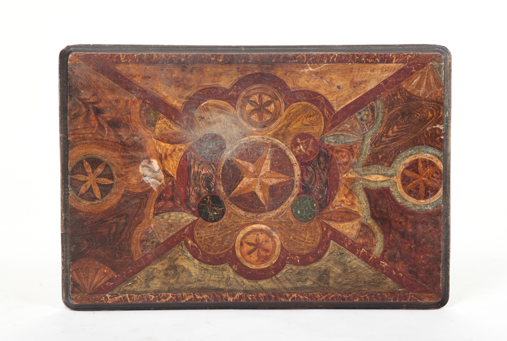 Appraisal: AMERICAN DECORATED BOARD OR TABLE TOP Ohio or Pennsylvania nd