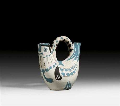 Appraisal: PICASSO PABLO Vase Ceramic Fired marks on the underside Edition