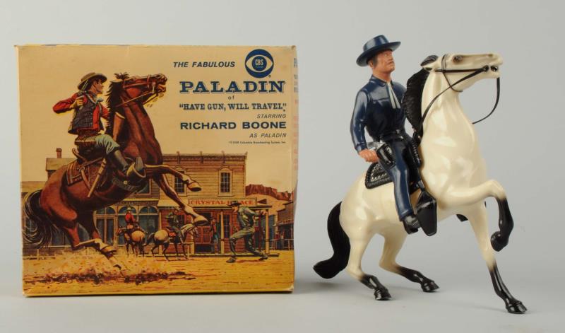 Appraisal: Hartland Paladin Plastic Horse Rider Includes scarce original box marked