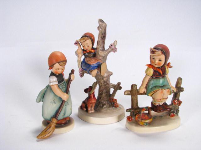 Appraisal: Three Goebel Hummel Figurines including ''Just Resting'' '' tall ''Out