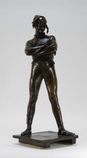 Appraisal: Rene Saint FRANCE - A fine French bronze sculpture of