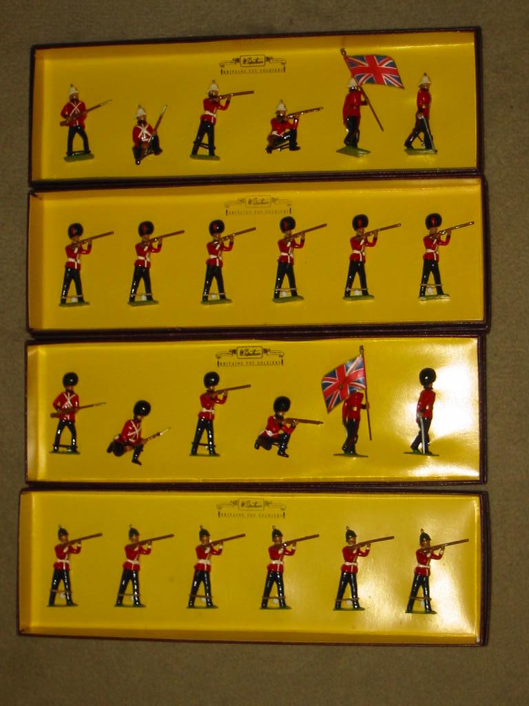 Appraisal: Four Britains Collectors Edition Sets Somersetshire Light Infantry Grenadier Guards