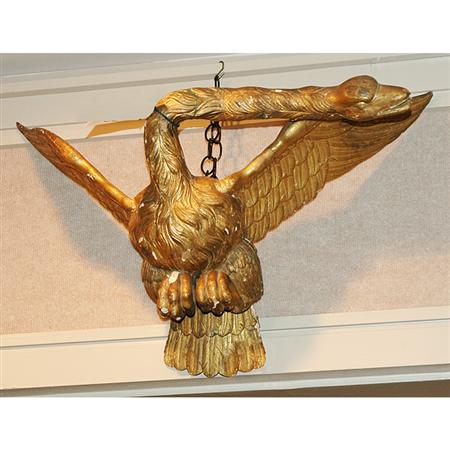 Appraisal: Gilt-Wood Long Neck Bird Estimate -