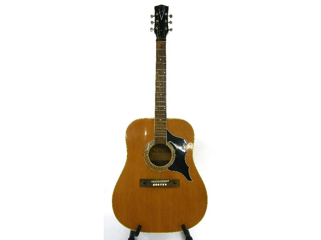 Appraisal: E-Ros Dakota acoustic guitar the twenty fret rosewood fingerboard with