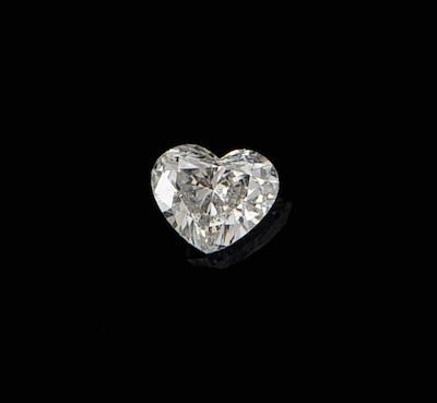 Appraisal: An Unmounted Carat Heart Cut Diamond Color approx I clarity