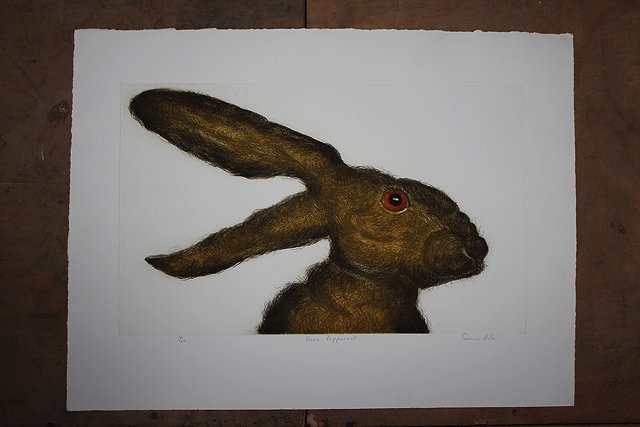 Appraisal: SONIA ROLLO CONTEMPORARY SCHOOL HARE APPARENT signed in pencil in