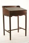 Appraisal: DESK - Mid th C pine plantation desk with gallery