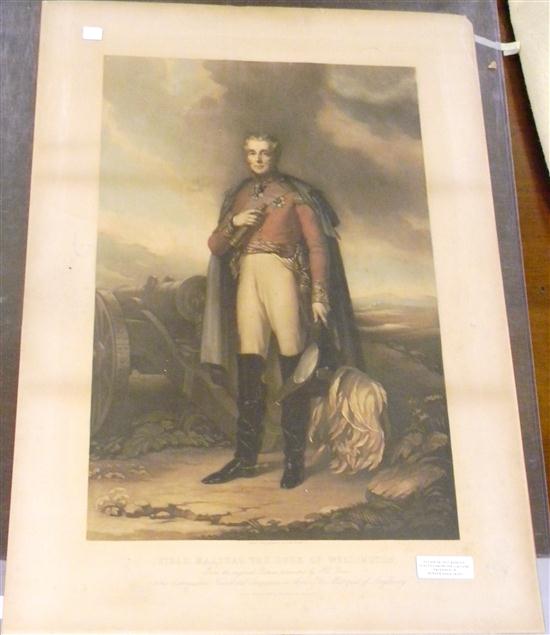 Appraisal: John Lucas British - engraving ''Field Marshall The Duke of