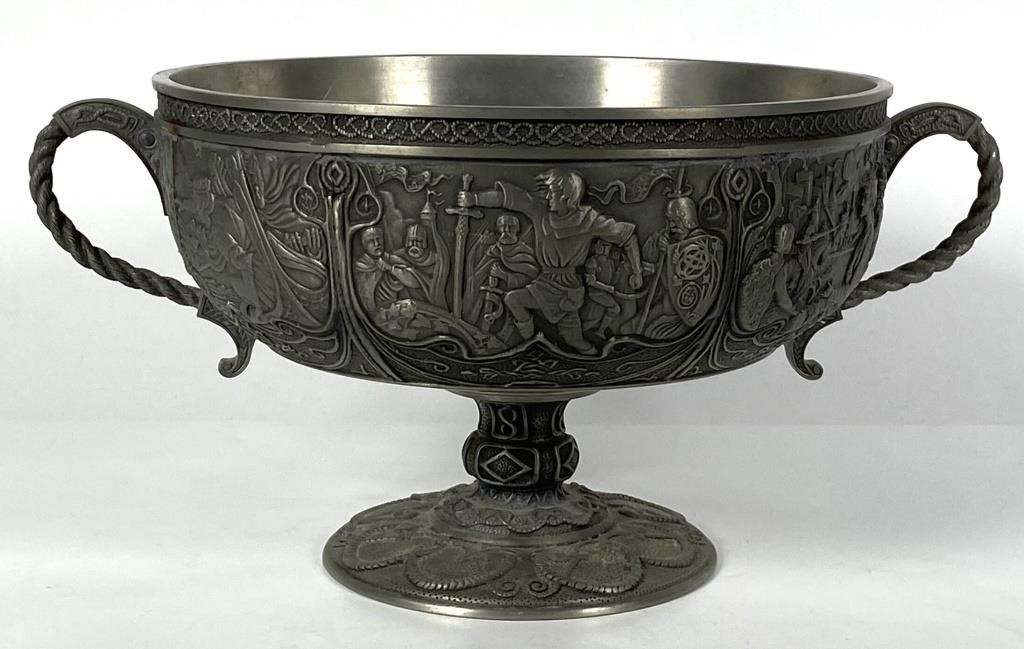 Appraisal: Pewter Bowl by the Franklin Mint The Excalibur Legends of