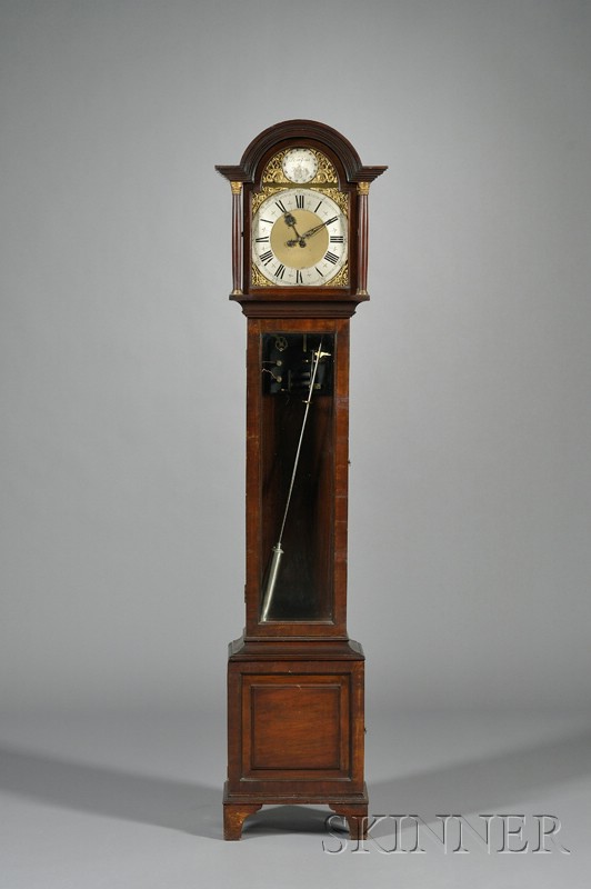 Appraisal: Mahogany Master Clock by the Synchronome Company Ltd Alperton Middlesex