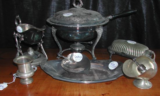 Appraisal: Seven-Piece Collection of Silverplate Items consisting of a William Rogers