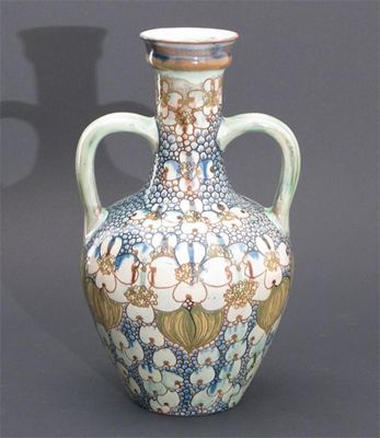 Appraisal: A Della Robbia Pottery twin handled vase by Ruth Bare