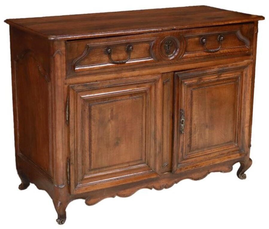 Appraisal: French Provincial Louis XV sideboard th c the rectangular top