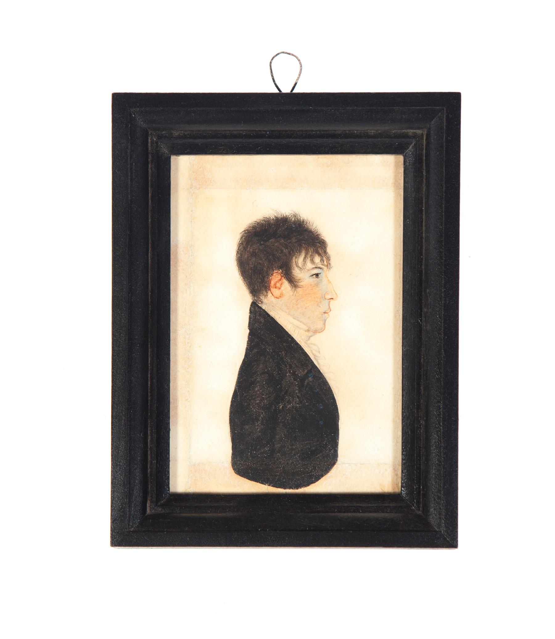 Appraisal: AMERICAN MINIATURE PORTRAIT OF A MAN Second quarter- th century