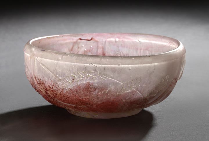 Appraisal: French Pate de Cristal Bowl first quarter th century the