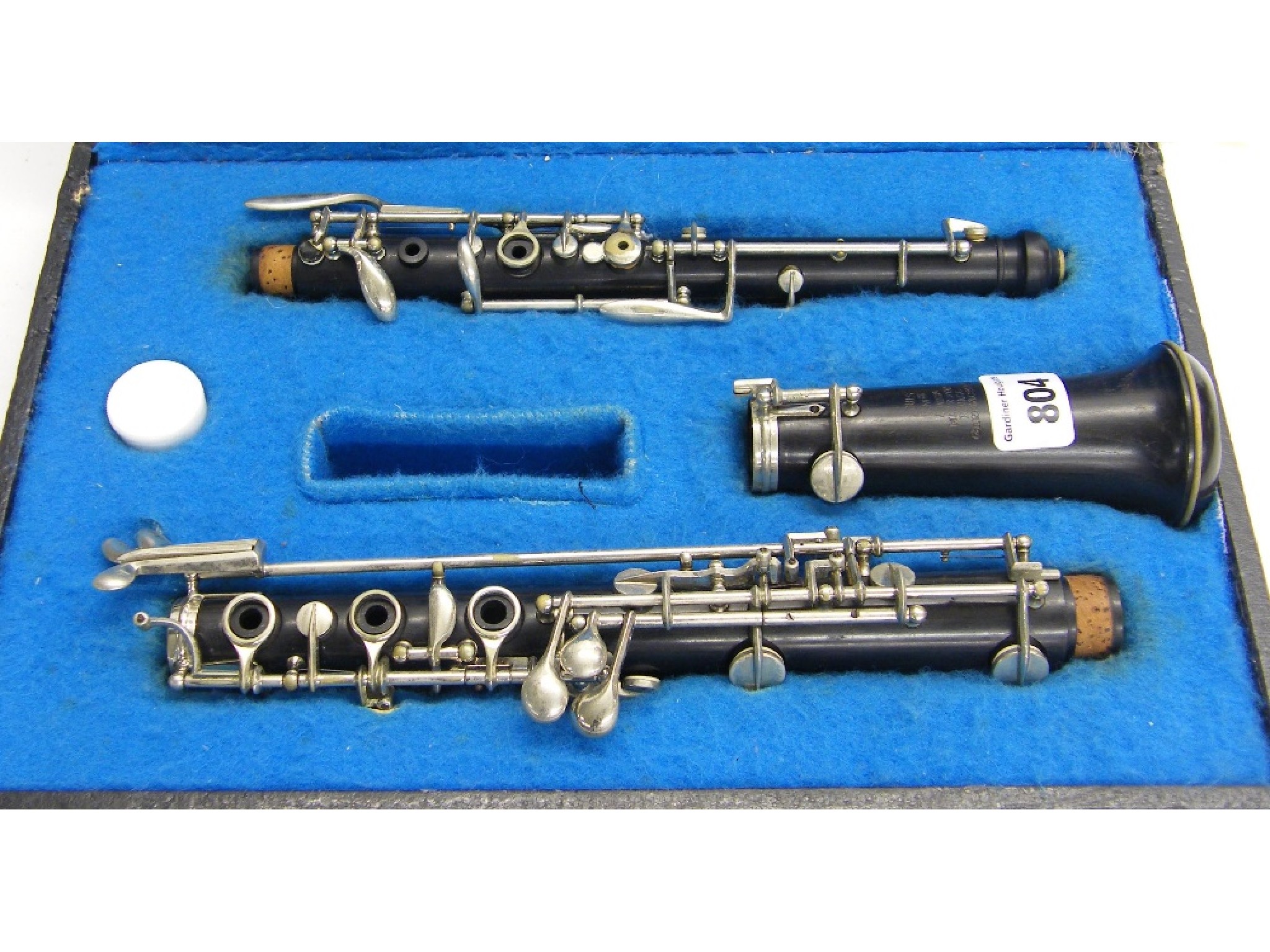 Appraisal: Louis LM oboe made for Rudall Carte Co Limited no