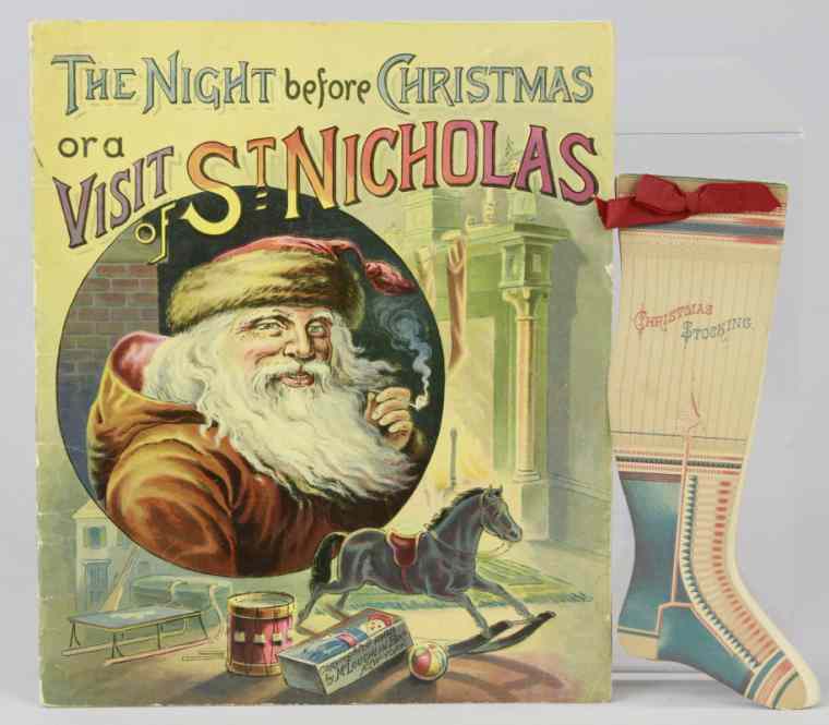 Appraisal: NIGHT BEFORE CHRISTMAS CHRISTMAS STOCKING BOOKS Includes ''A Visit of