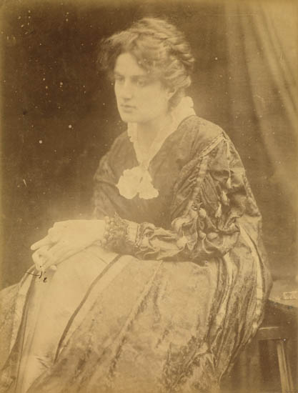 Appraisal: CAMERON JULIA MARGARET - Portrait of Marie Spartali Albumen print