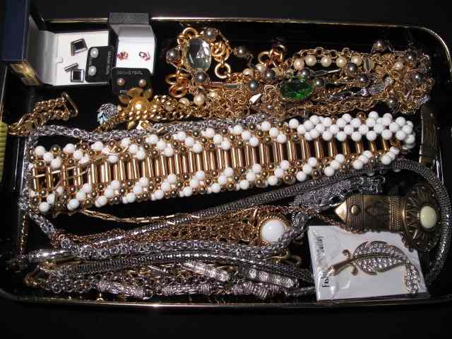 Appraisal: Assorted lot of costume jewelry Brands such as Trifari and