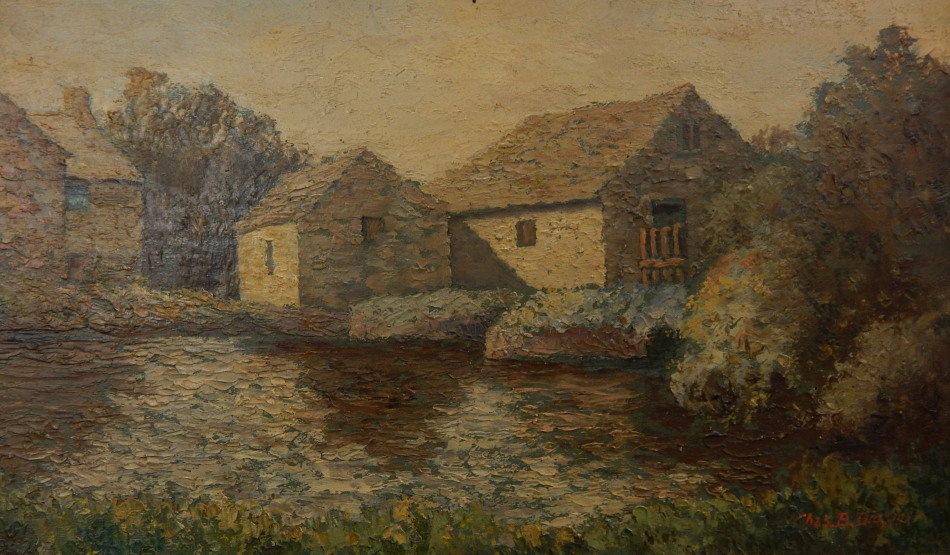 Appraisal: Charles B Dickins - Colby Isle of Man oil on