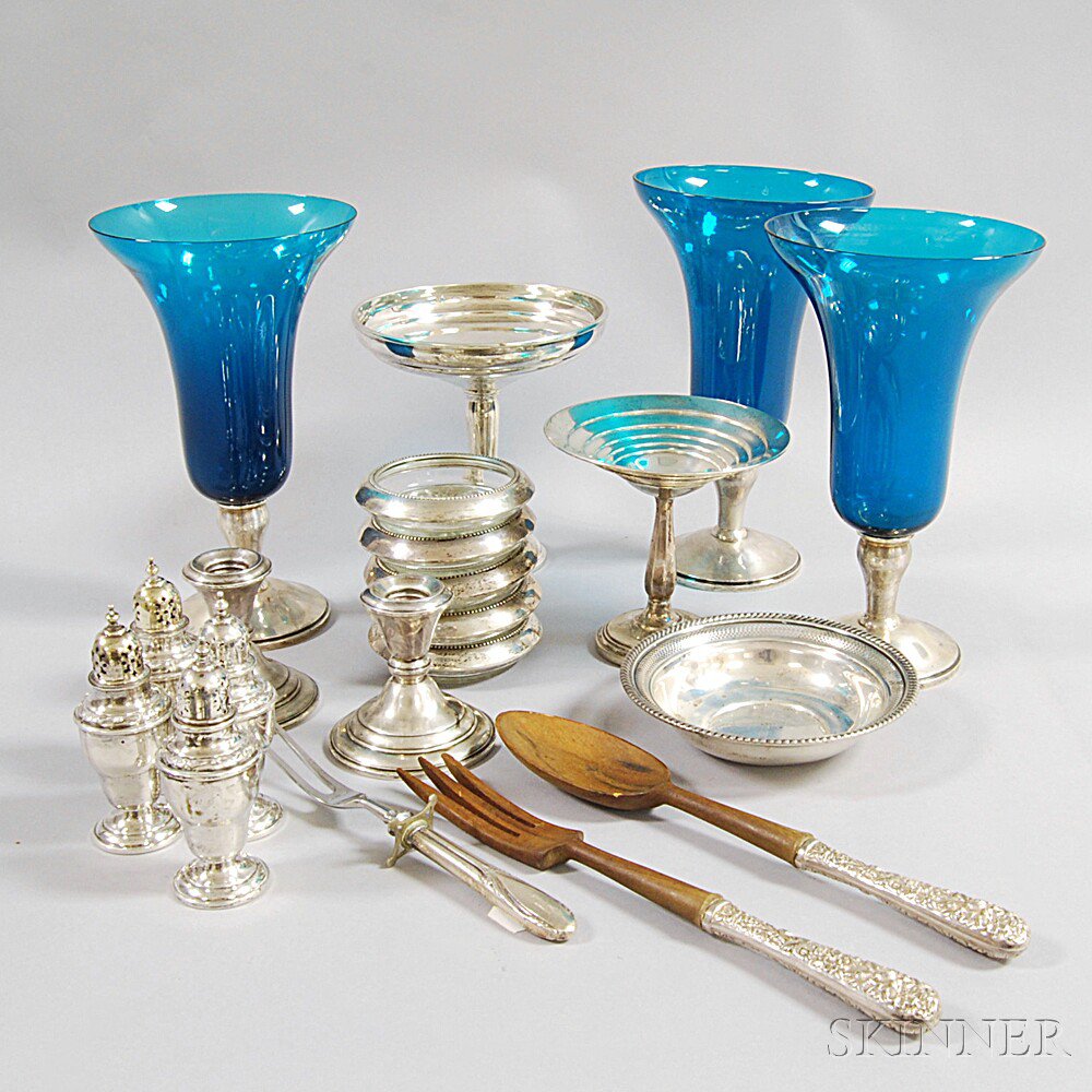 Appraisal: Group of Assorted Sterling Silver Tableware including a set of