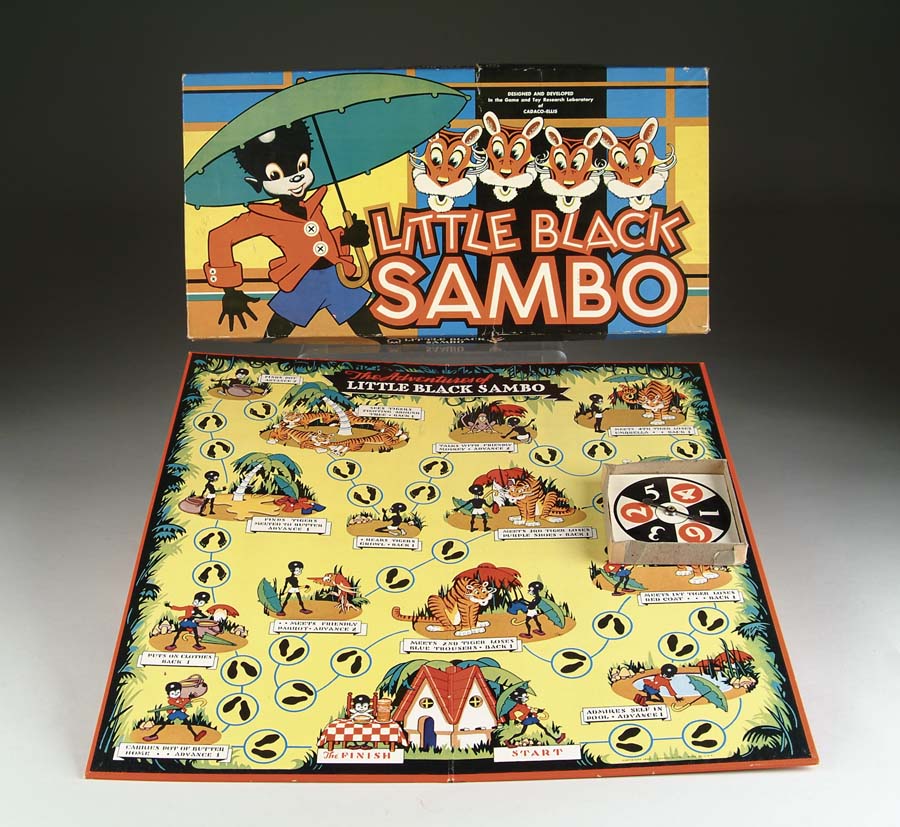 Appraisal: LITTLE BLACK SAMBO GAME A game of black caricature circa