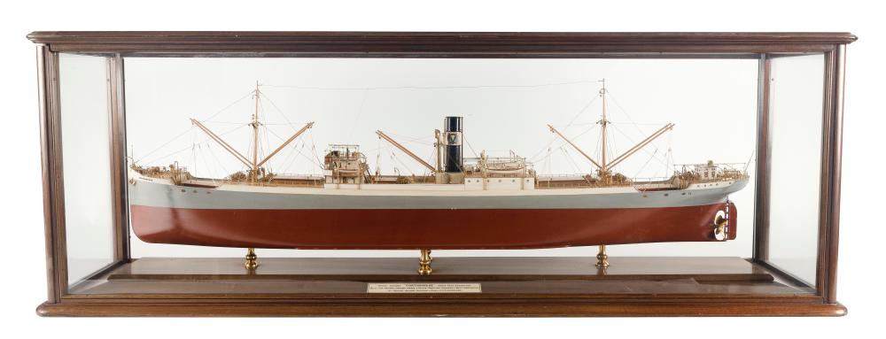 Appraisal: FINE BUILDER'S MODEL OF THE FREIGHTER S S FORTHBRIDGE CIRCA