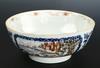 Appraisal: PUNCH BOWL - Rare Chinese export round porcelain footed punch