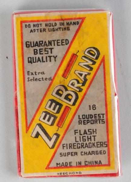 Appraisal: Zee Brand -Pack Firecrackers Class Manufactured by Kee Chong Condition