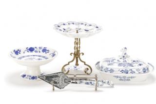 Appraisal: Meissen and Meissen Style Serving Pieces First half th century