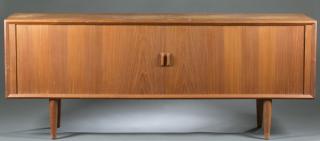 Appraisal: Faarup Mobelfabrik Danish teak sideboard credenza A Faarup Mobelfabrik Danish