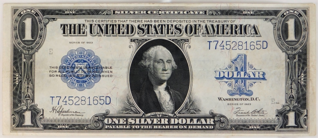 Appraisal: UNITED STATES SERIES OF DOLLAR BILL United States Large series