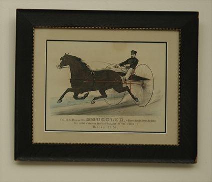 Appraisal: Currier Ives Print Smuggler The Great Champion Trotting Stallion of