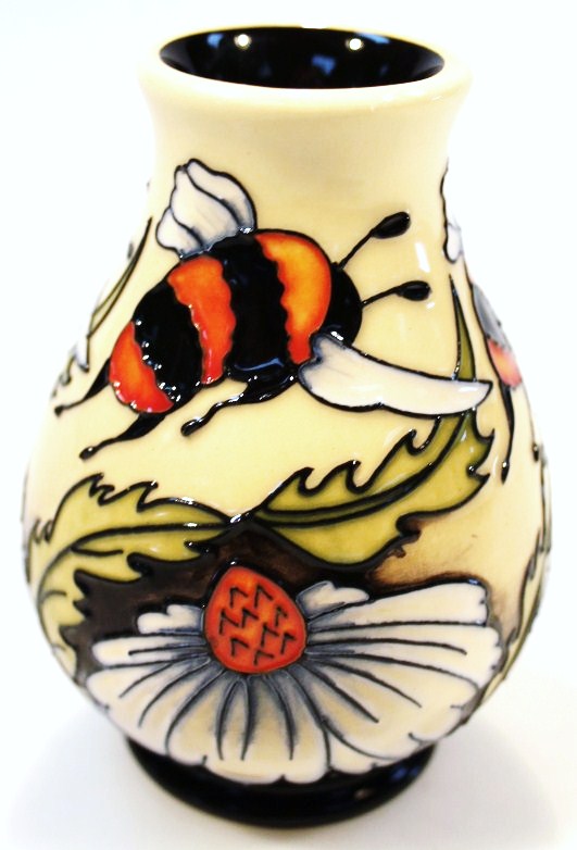 Appraisal: A Moorcroft pottery Flight of The Bumble Bee pattern vase