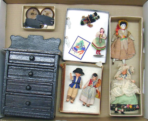 Appraisal: Lot Mini dolls - German painted bisque doll house doll