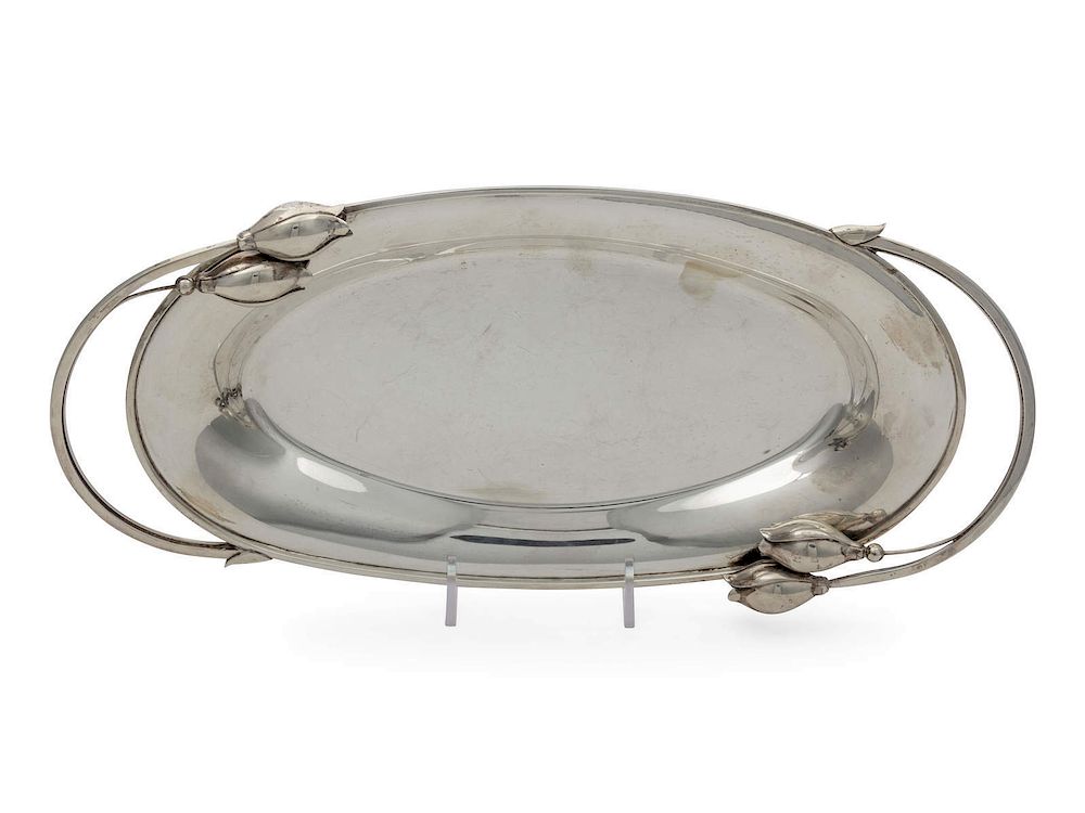 Appraisal: An American Silver Bread Dish ozts Widt An American Silver