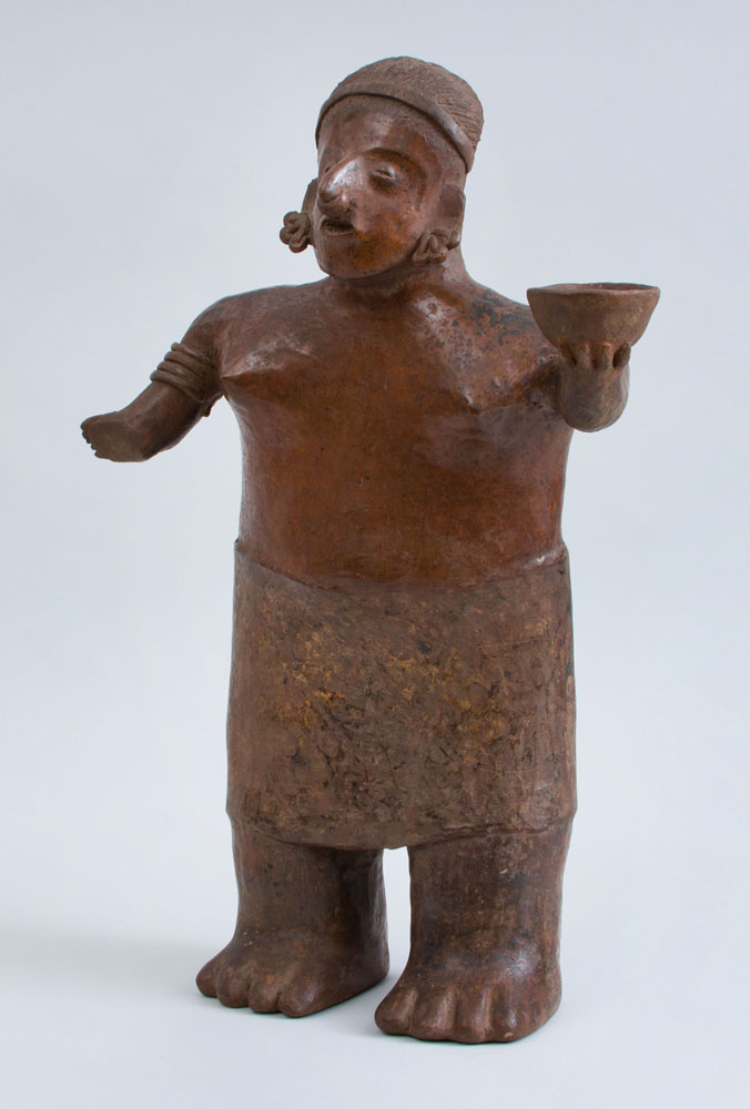 Appraisal: NAYARIT PROTOCLASSICAL POTTERY STANDING FEMALE FIGURE x in Property from