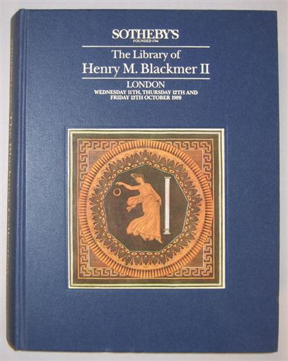 Appraisal: vols Auction Catalogues - Important Book Sales - Sotheby's American