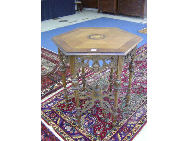 Appraisal: CARVED PARLOR TABLE