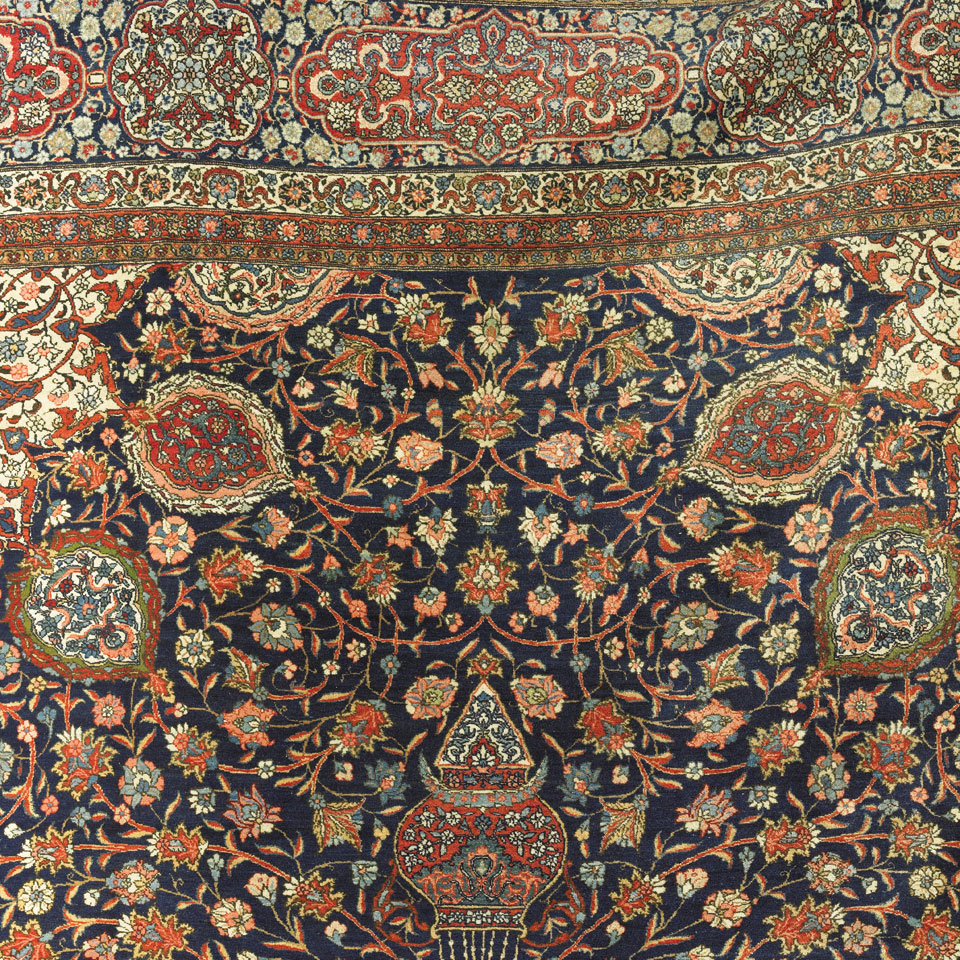 Appraisal: Isfahan Carpet ft x ft x m x m