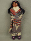 Appraisal: DOLL - early th cC American Navajo Indian blanket doll