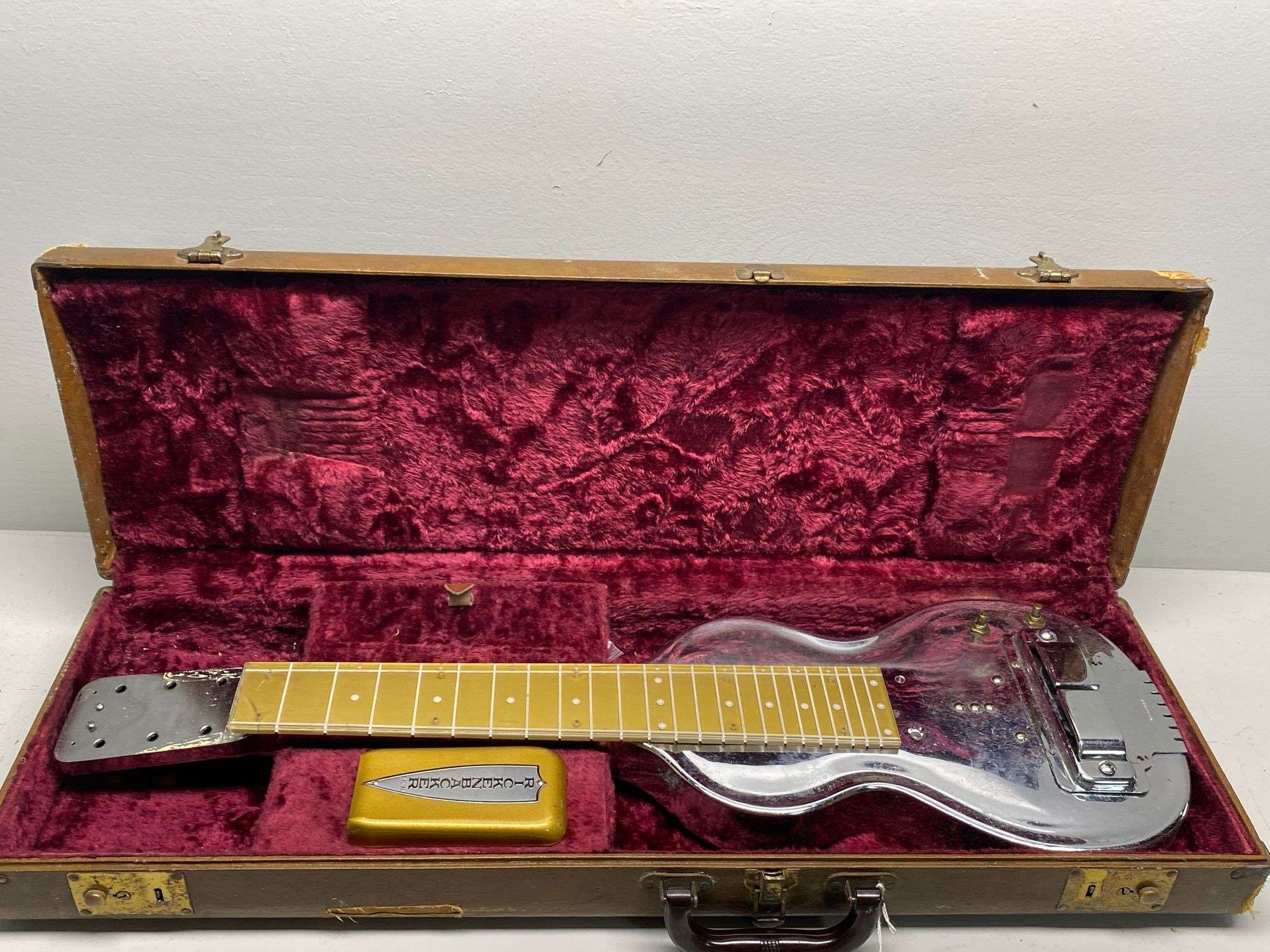 Appraisal: Rickenbacker model in chrome not assembledRickenbacker model in chrome not