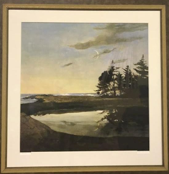 Appraisal: Andrew Wyeth Hand Signed Print Jupiter Andrew Wyeth American -