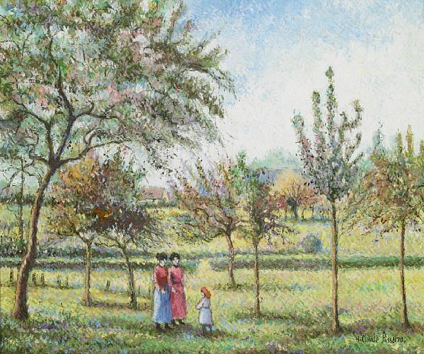 Appraisal: n a Hughes Claude Pissarro French b Les Filles de