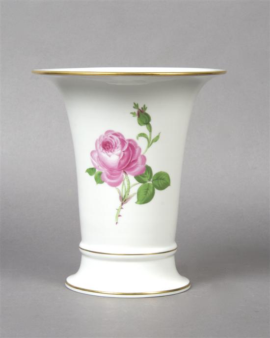 Appraisal: A Meissen Porcelain Vase Height inches